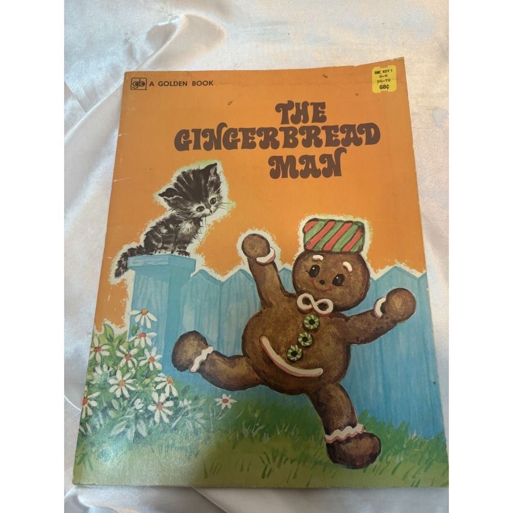 1972 Golden Book, Paperback, The Gingerbread Man Vintage